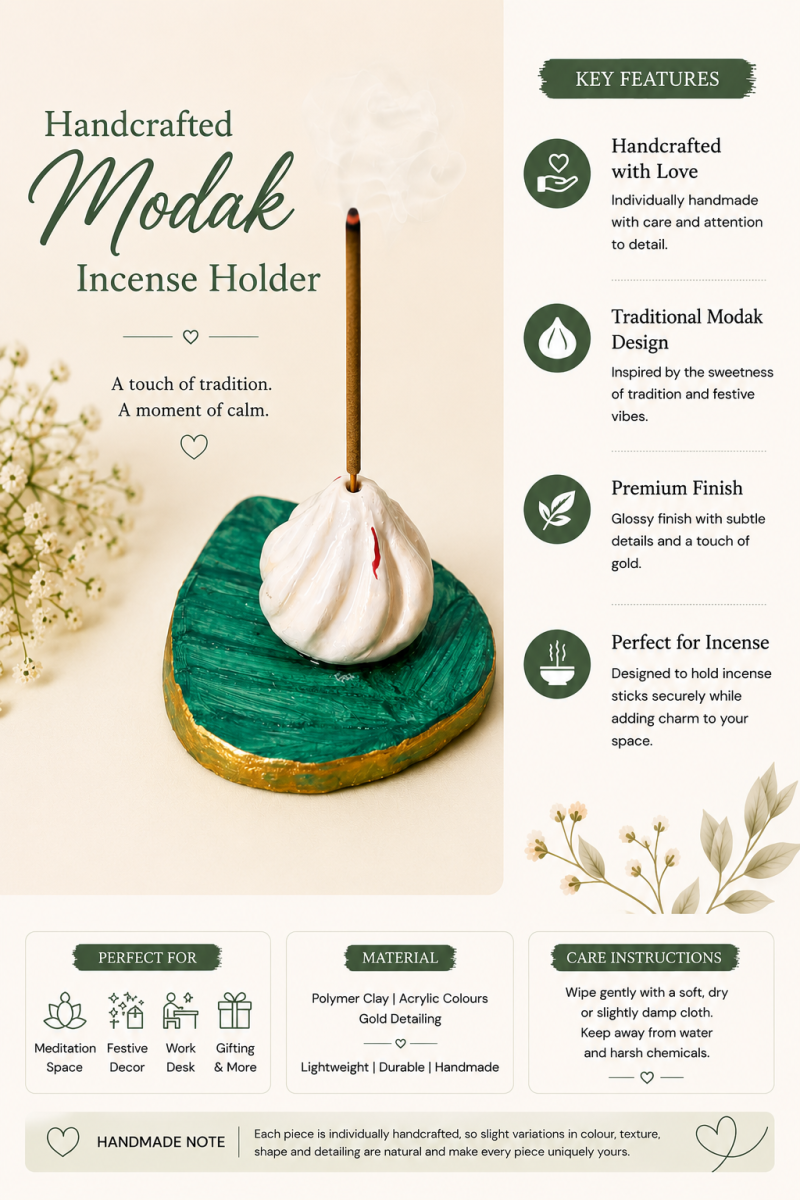 Sacred Modak Incense Stick Holder